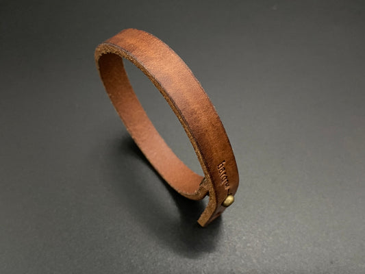 Leather bracelet 1 round. Model: Lennon